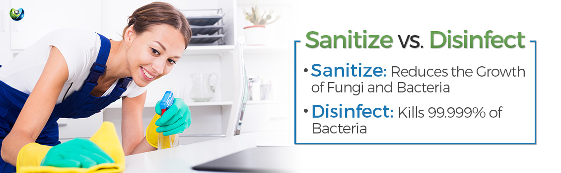 Difference Between Disinfecting and Sanitizing