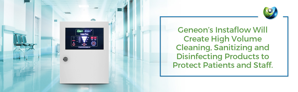 GenEon's Instaflow Cleans Hospitals Effectively