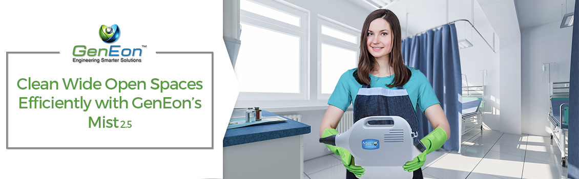 GenEon's Mist 2.5 for Hospital Cleaning