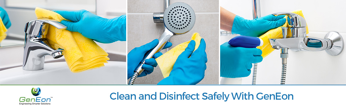 Cleaning and Disinfect Safely With GenEon's Bathroom Cleaners