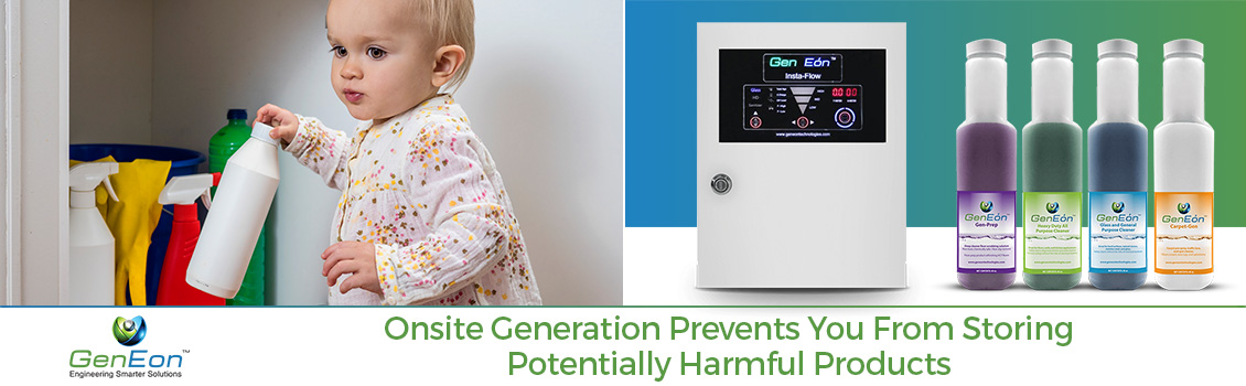 GenEon's OSG Products Prevents You from Storing Harmful Chemicals Baby and Toxic Cleaning Products