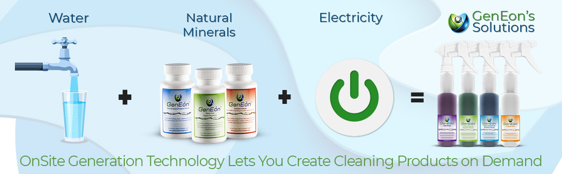 Avoid Having to Store Harmful Chemicals On Site with Onsite Generation Technology GenEon's Onsite-Generated Technology