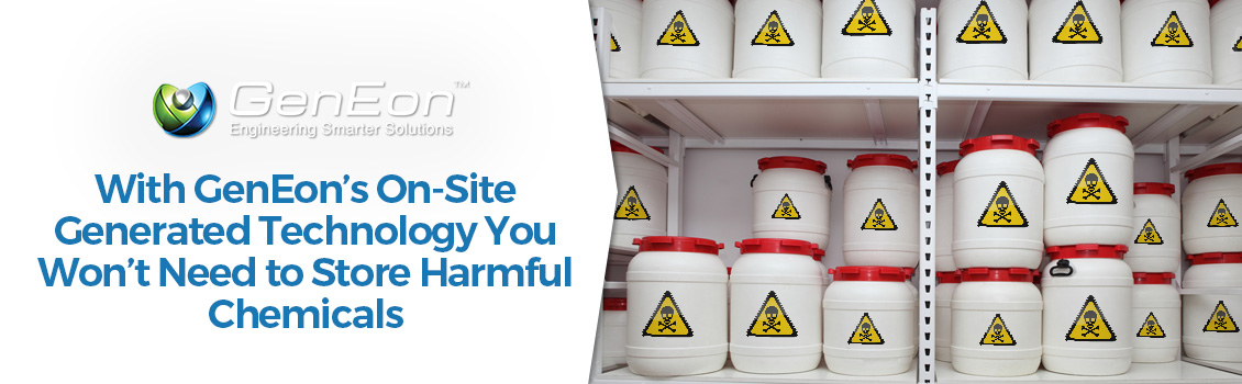 Geneons On-Site Generated Technology Eliminates the Need to Store Harmful Chemicals