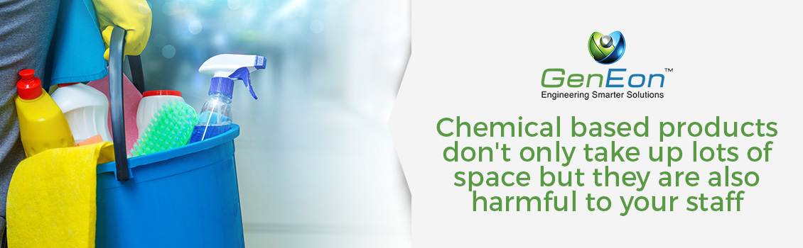 GenEon's Cleaning, Sanitizing and Disinfecting Solutions Are Safer than Chemical Products