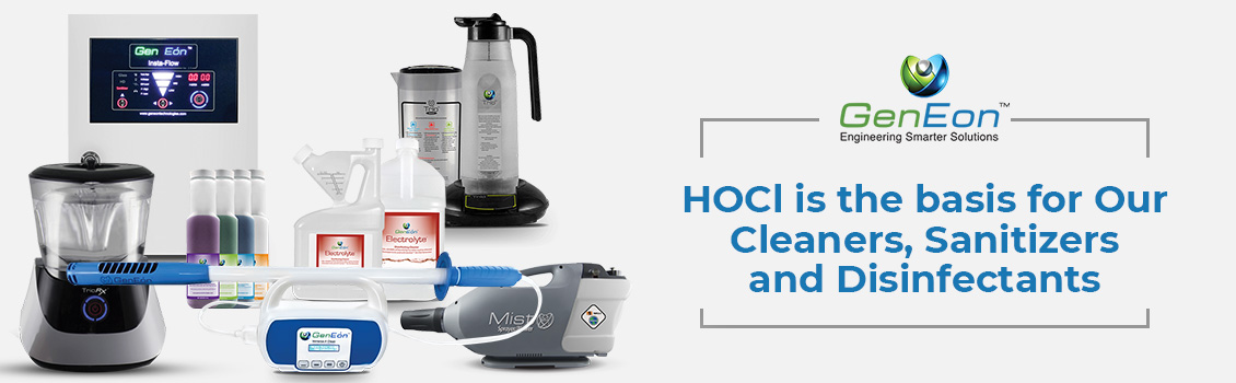 HOCl Is The Basis for GenEon's Products GenEon's Products Offer the Power of HOCl