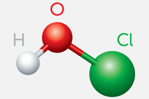 HOCl Molecule