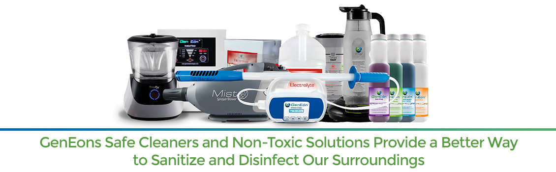 GenEon's Complete Line of Cleaning, Sanitizing, and Disinfecting Products