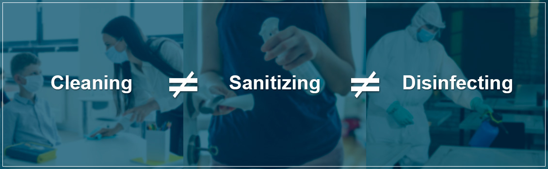 The CDC Stresses the Importance of Knowing the Difference Between Cleaning, Sanitizing and Disinfecting