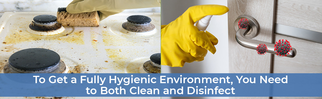 Cleaning Kitchen Disinfecting Door Handle