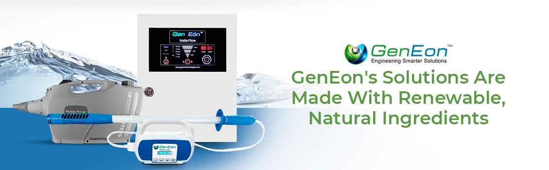 GenEon's Products and Solutions, the InstaFlow, bMist Pro and Immerse-A-Clean Wand